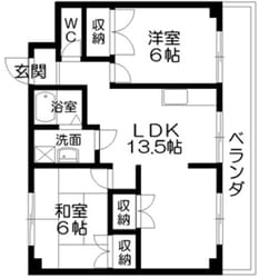 ソレイユ千の物件間取画像